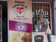 Pelucas solidarias 9 de Julio.