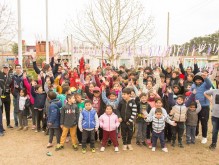 Festejos del Día del Niño en la plaza El Hornero.