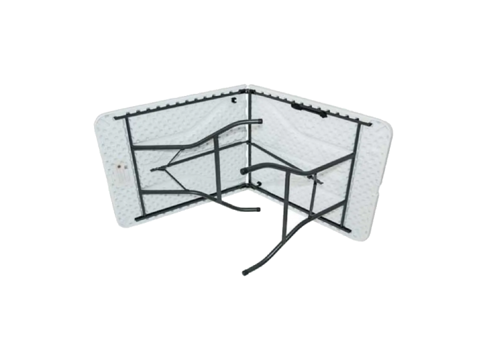 Mesa plastica multiusos plegable-180 cms. con estructura 15526