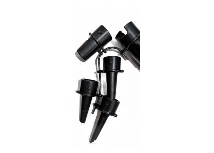 Inflador de pie doble accion inf05