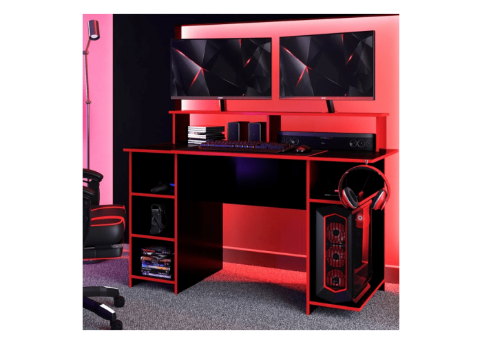Escritorio gamer dga02 c/estantes