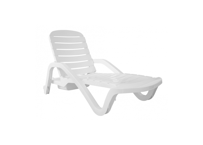 Reposera blanca aruba