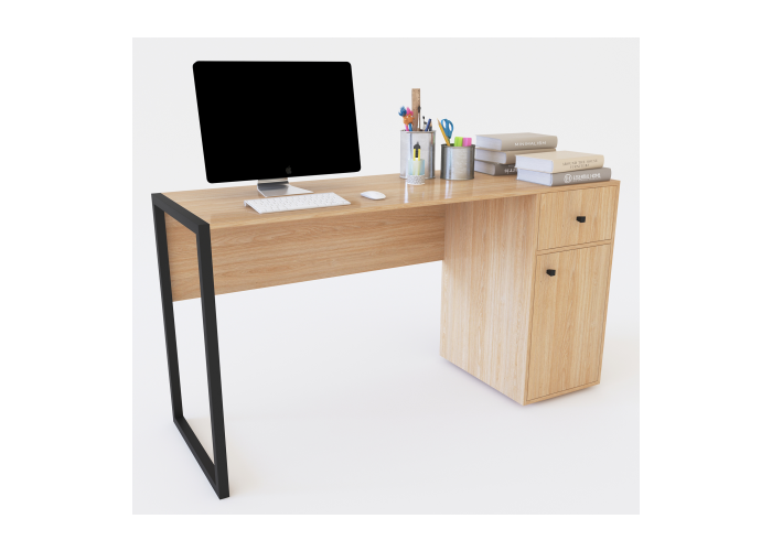 Escritorio mesa pc de hierro dst24rnn