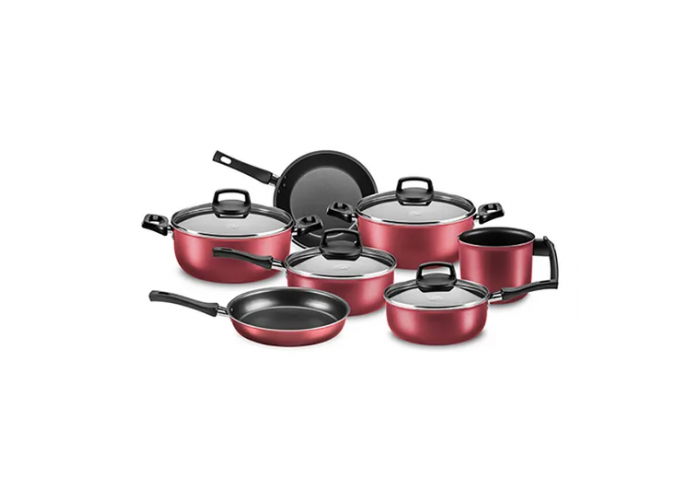 Set bateria cocina 7 pz antiadherente mta