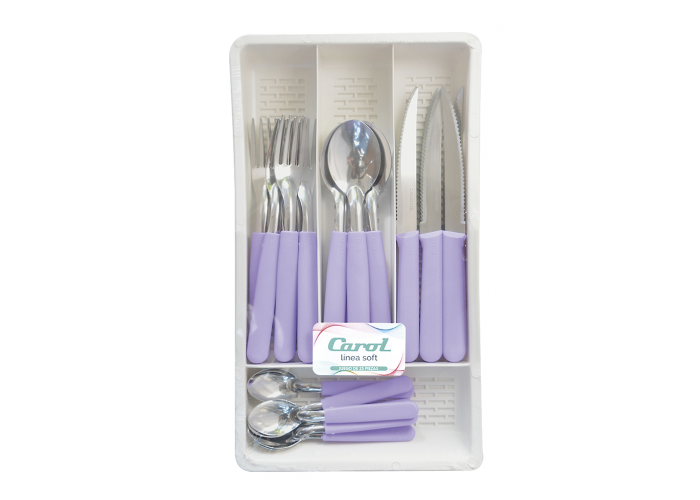 Cubiertos plastico x24 c/cubiertera