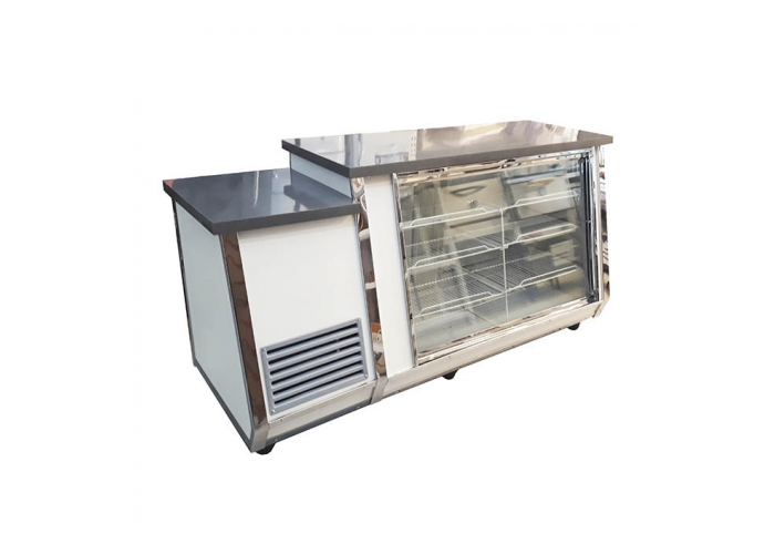 Vitrina mostrador 2,00 mts equipada san agustin