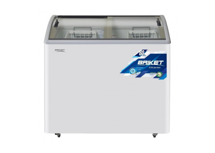 Freezer exhibidor horiz.briket tvh2500bl hc a1