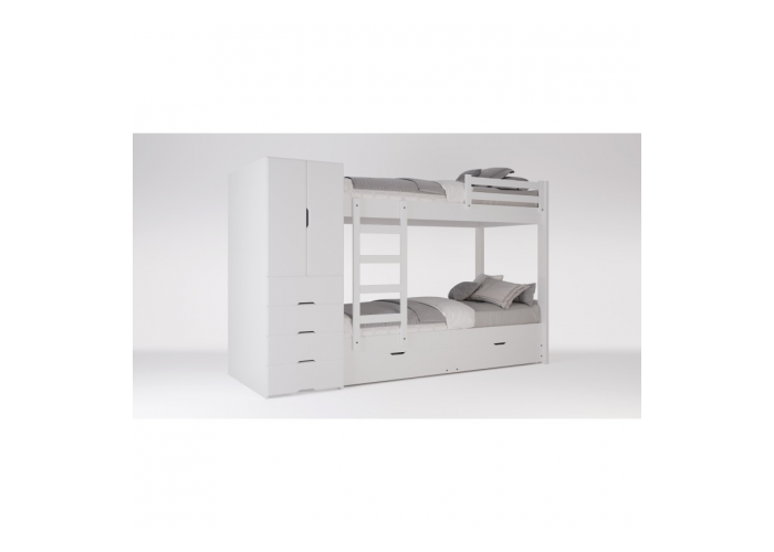 Cucheta mediterraneo triple c/placard blanca