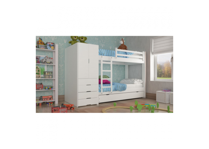 Cucheta mediterraneo triple c/placard blanca