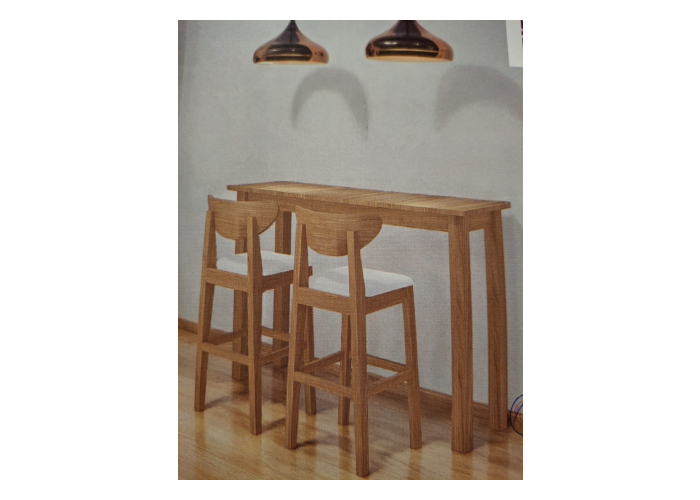 Combo barra desayuno norwey c/2 sillas