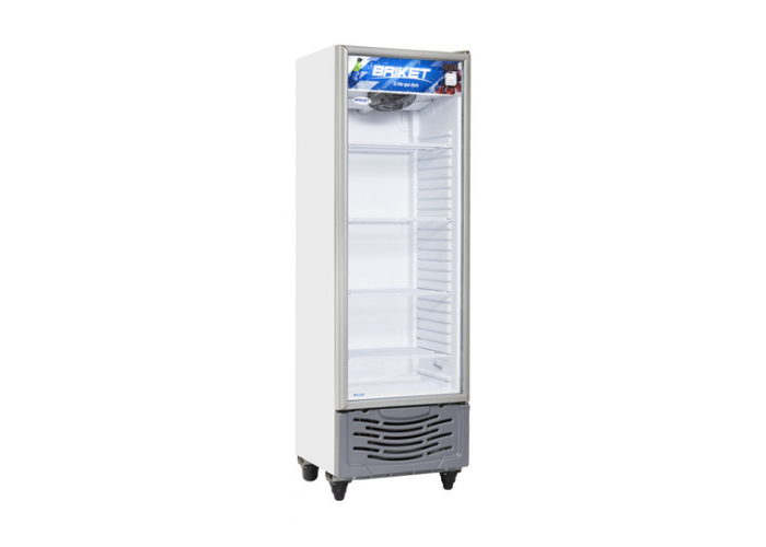 Freezer exhibidor vertical de congelados briket evbt4300