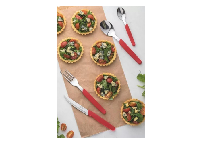 Cubiertos tramontina x 24 carmell