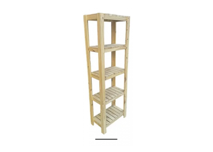 Toallero/ estanteria pino 080x30x180