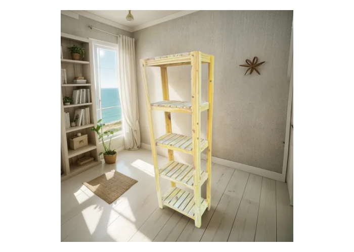 Toallero/ estanteria pino 080x30x180