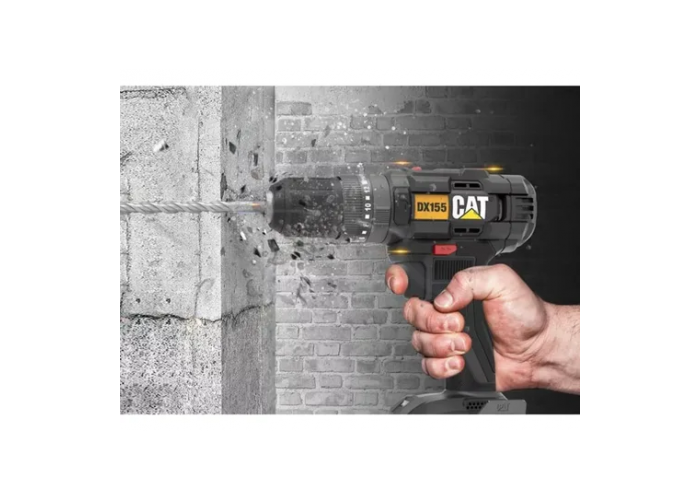 Taladro atornillador c/per 18v + bat catdx155
