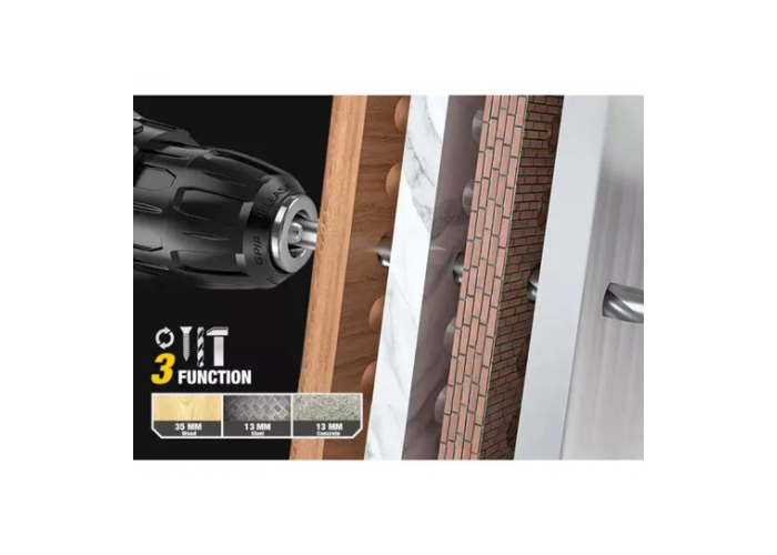 Taladro atornillador c/per 18v + bat catdx155