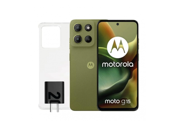 Celular motorola motog15 4+256gb gravity