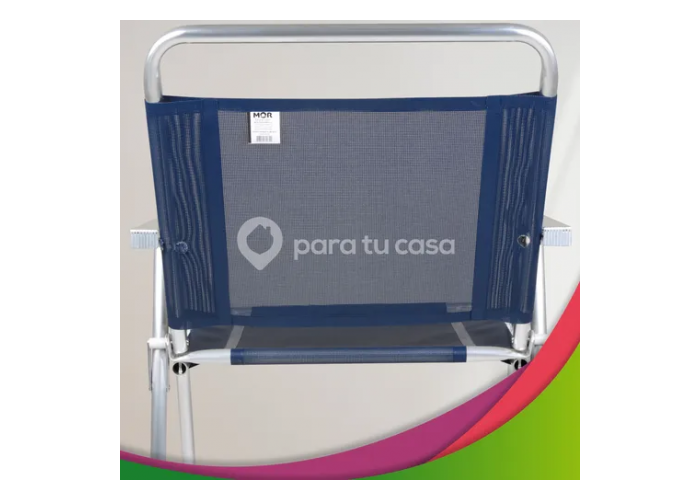 Sillon oversize alumunio mor