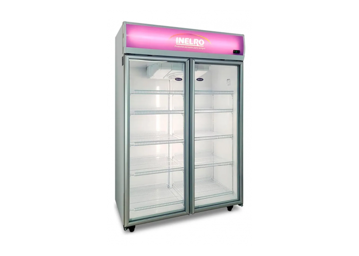 Exhibidora doble puerta inelro 980lts