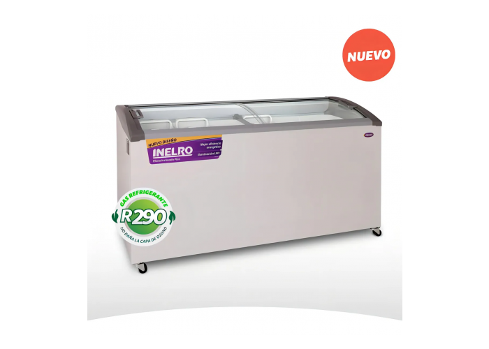 Freezer inelro 550pi tapa inclinada