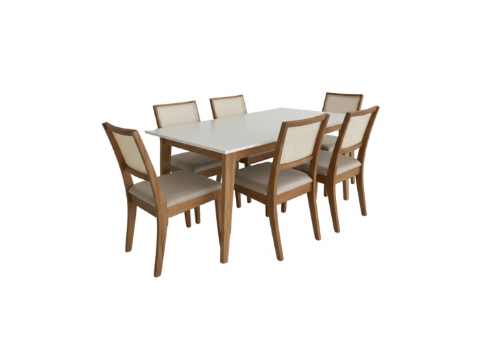 Juego de comedor mesa ext 160-200