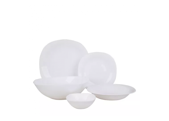 Juego vajilla x 25 blanco varese utile (21487)