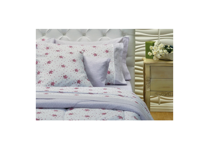 Jgo. de sabanas 1 1/2 pl danubio estampada