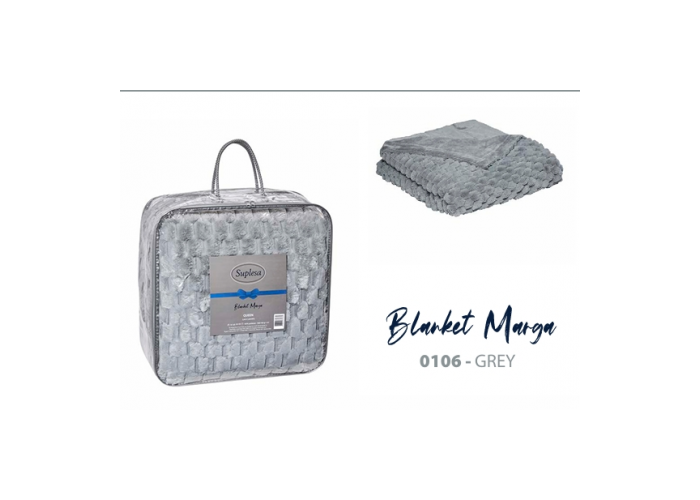 Frazada suplesa marga queen ( 2,40 x 2,40 m )