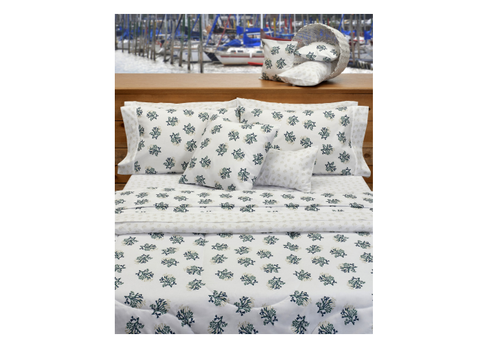 Jgo. de sabanas 2pl nautica estampada full percal