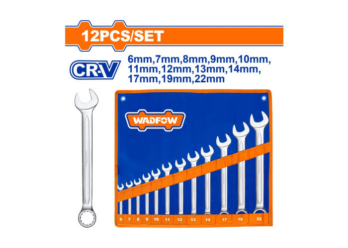 Juego de llave combinada wdfsp1m12 6-22mm
