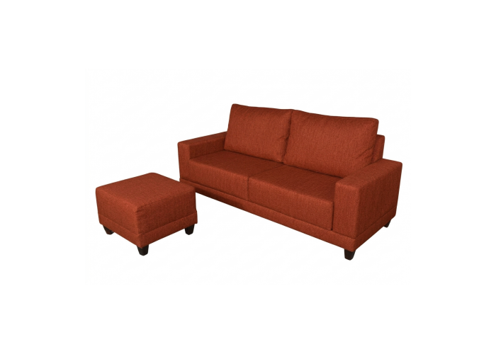 Sofa luxury + banqueta tipo esquinero (3-36808)