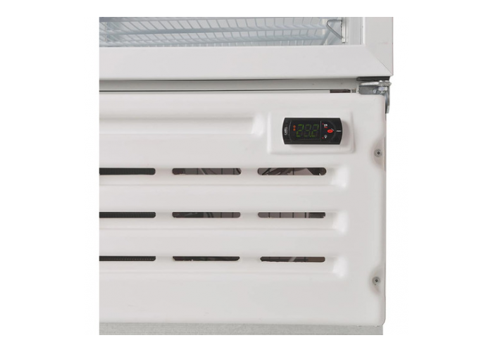 Exhibidora vertical inelro doble puerta mt-26