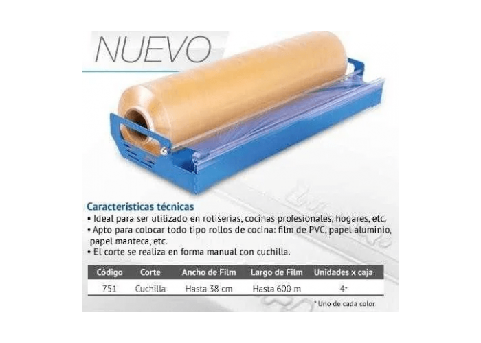 Dispenser para rollo de cocina
