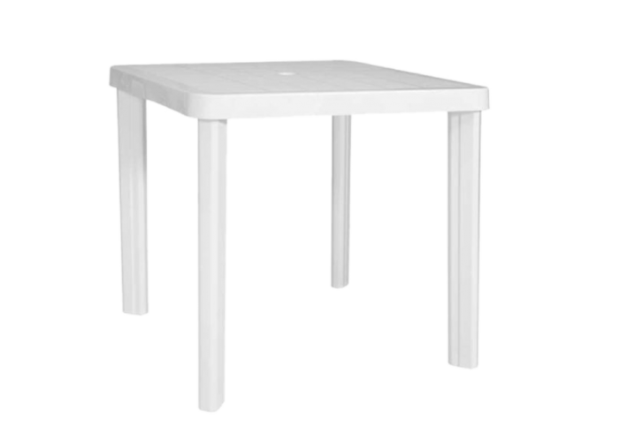 Mesa plastica cuadrada quality