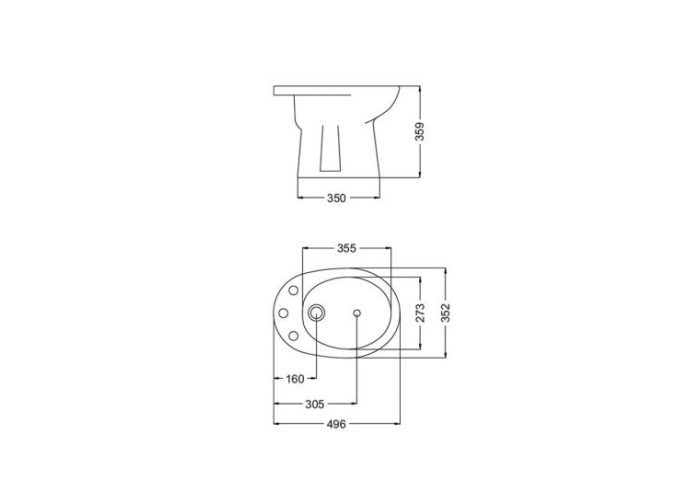 Combo juego bidet ferrum
